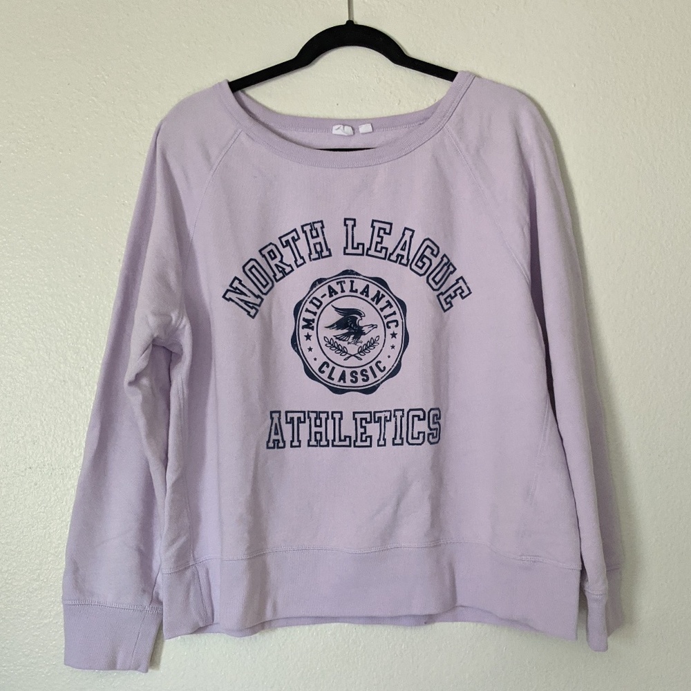 Lavender/Purple Pull Over Sweater L